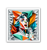 Close-up detail of Bluegrass Banjo Canvas Artwork.